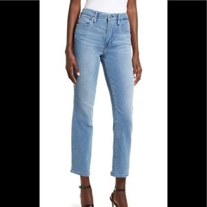 Good American Straight High Waist Ankle Jean